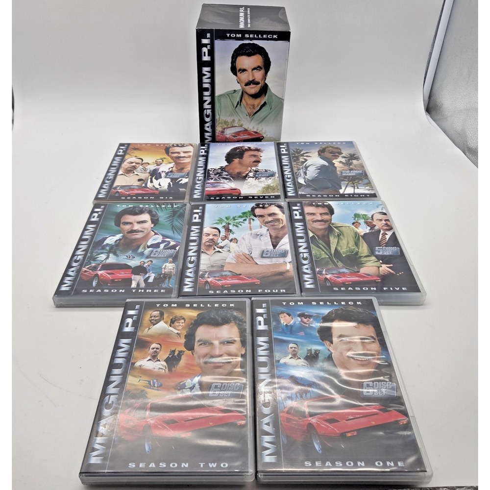 Magnum P.I. Complete Series DVD Box Set Tom Selleck Action NR Universal Studios